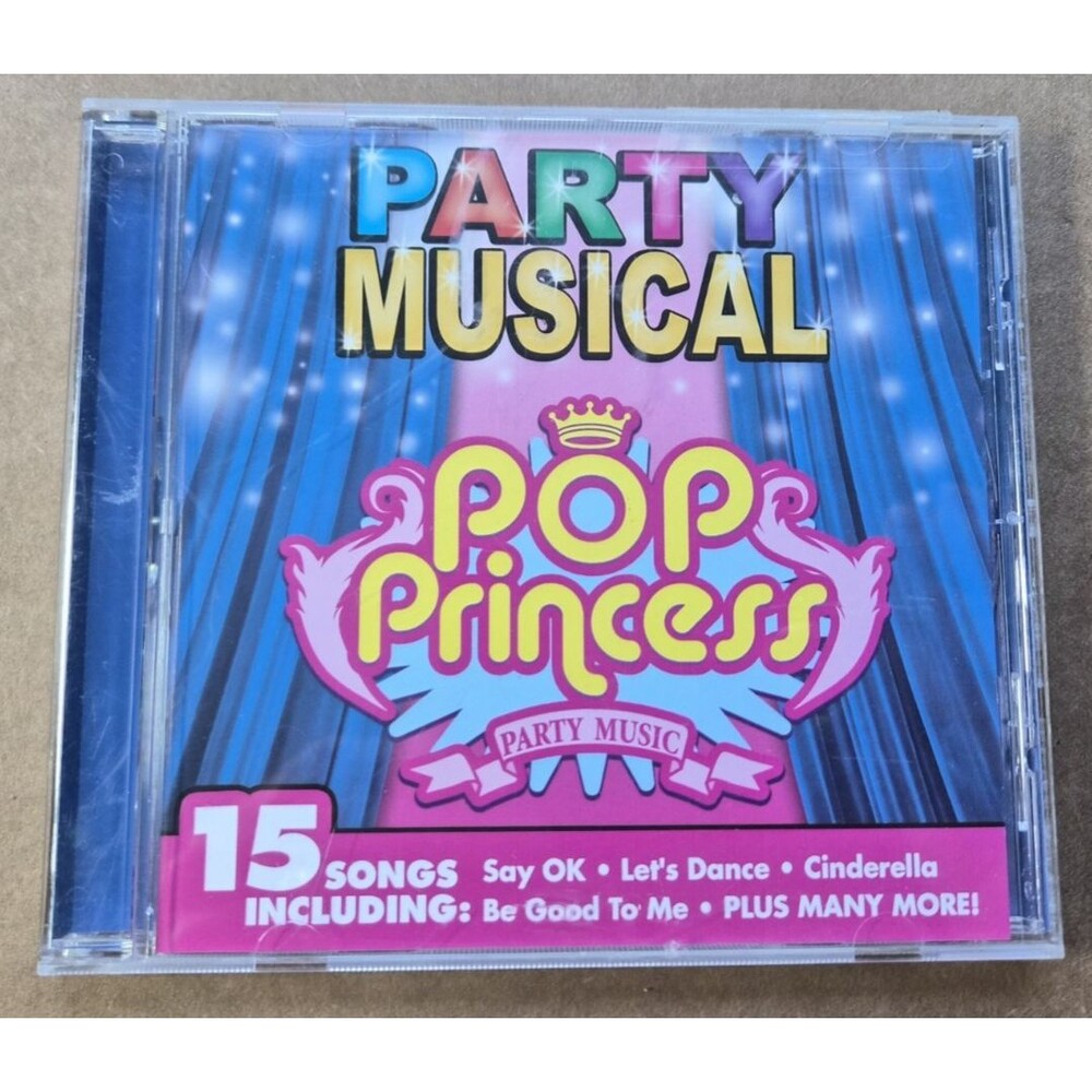Pop Princess Party Musical CD 15 Songs Dance Pop Hits Drew's Famous Tested Works